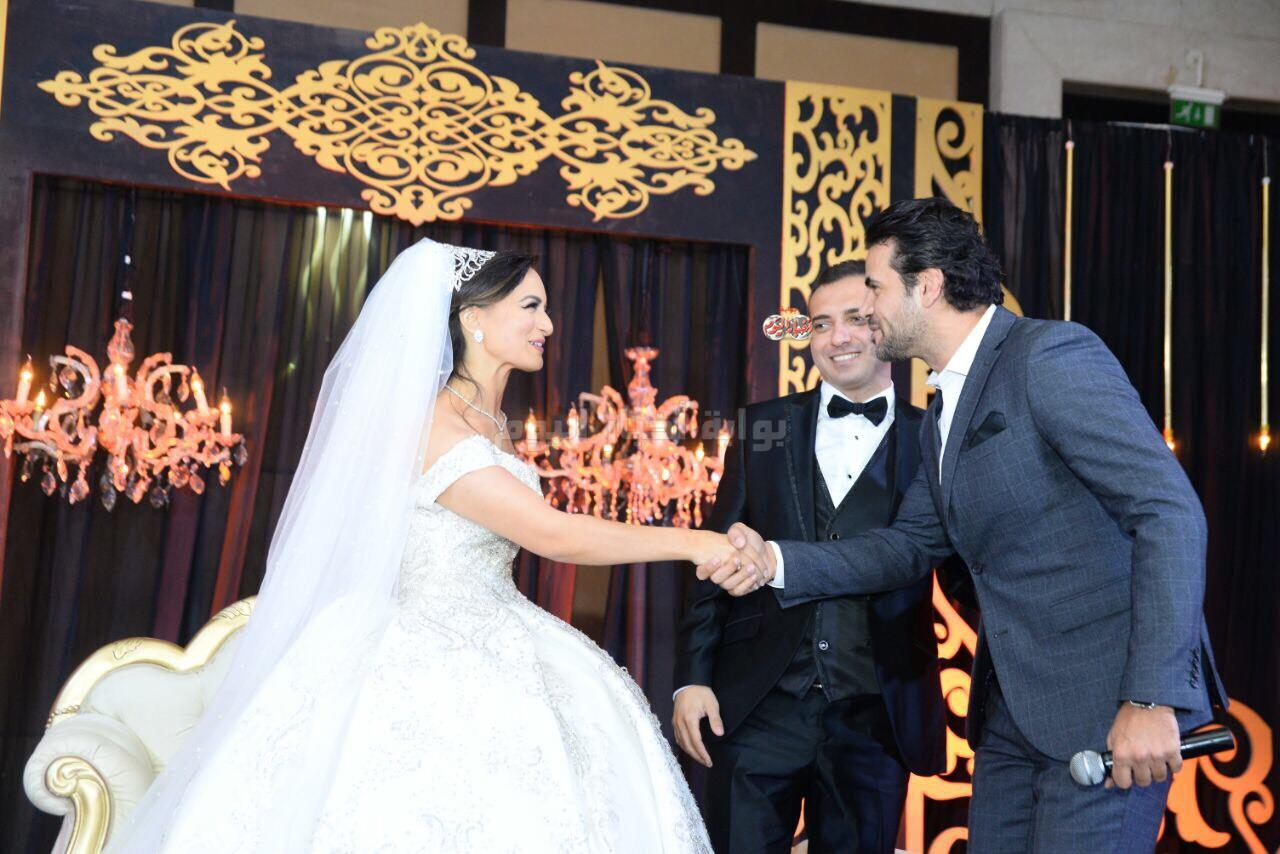 سامو زين وبوسي وإلا كوشنير يتألقون فى زفاف أحمد ونشوى