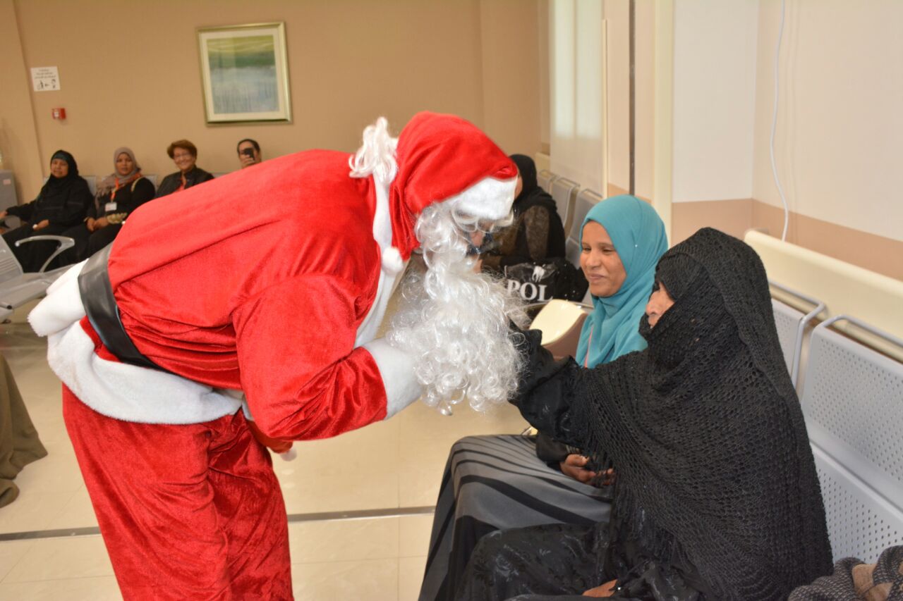 بابا نويل في مستشفى الأورمان