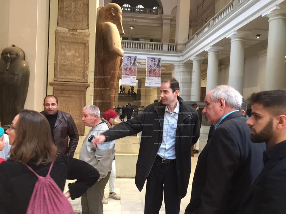 نائب وزير الخارجية اليوناني يصل المتحف المصري