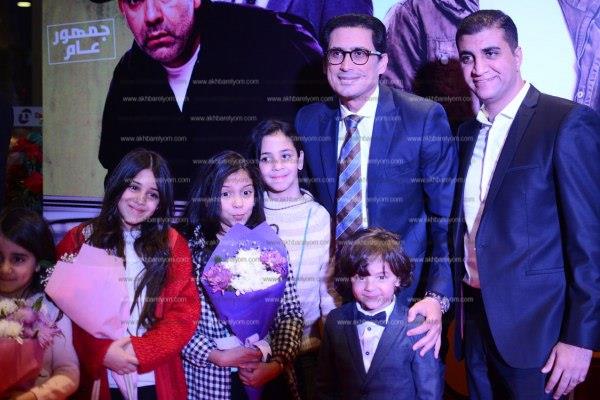 أحمد عيد وأيتن عامر يحتفلان بعرض فيلم «خلاويص»