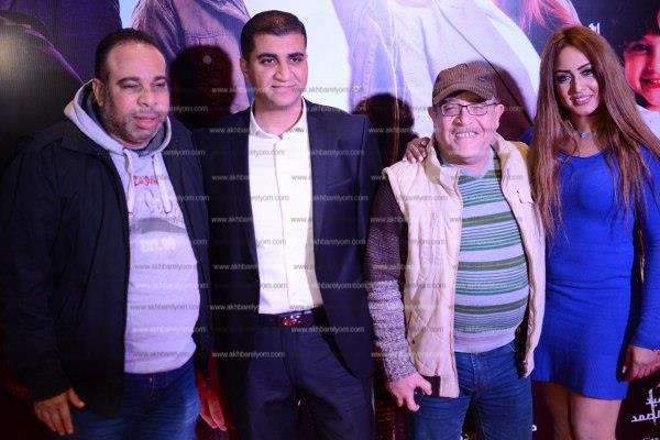 أحمد عيد وأيتن عامر يحتفلان بعرض فيلم «خلاويص»