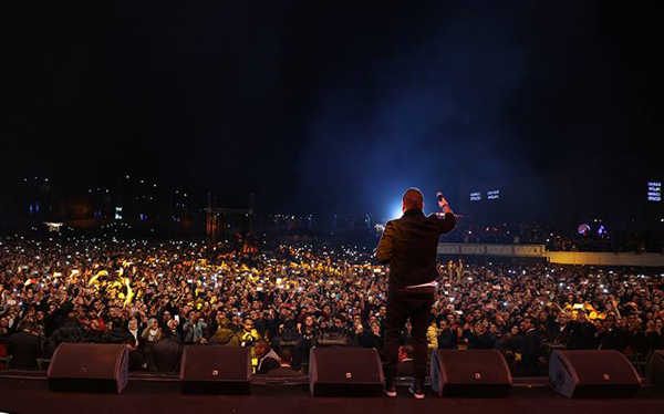 حفل عمرو دياب في كايرو فيستفال