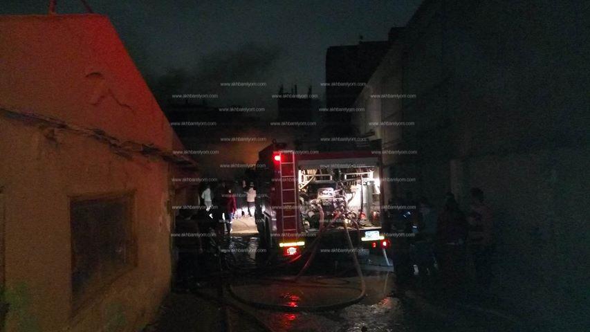 حكاية 5 ساعات تحت الأمطار لأطفاء حريق مخزن الهرم