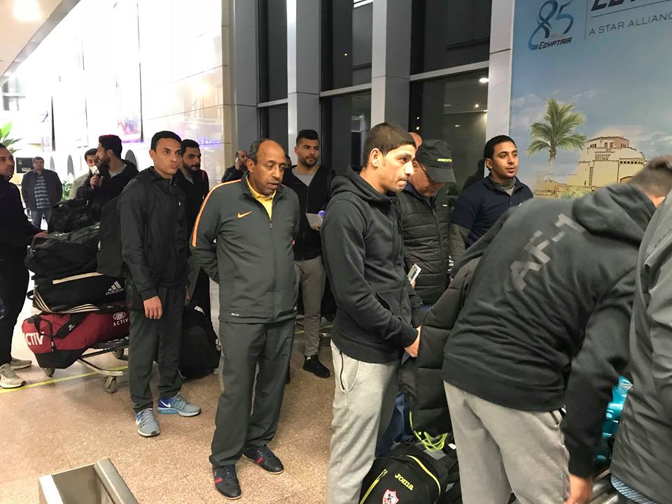 بعثة المقاصة في مطار القاهرة للسفر للسنغال 