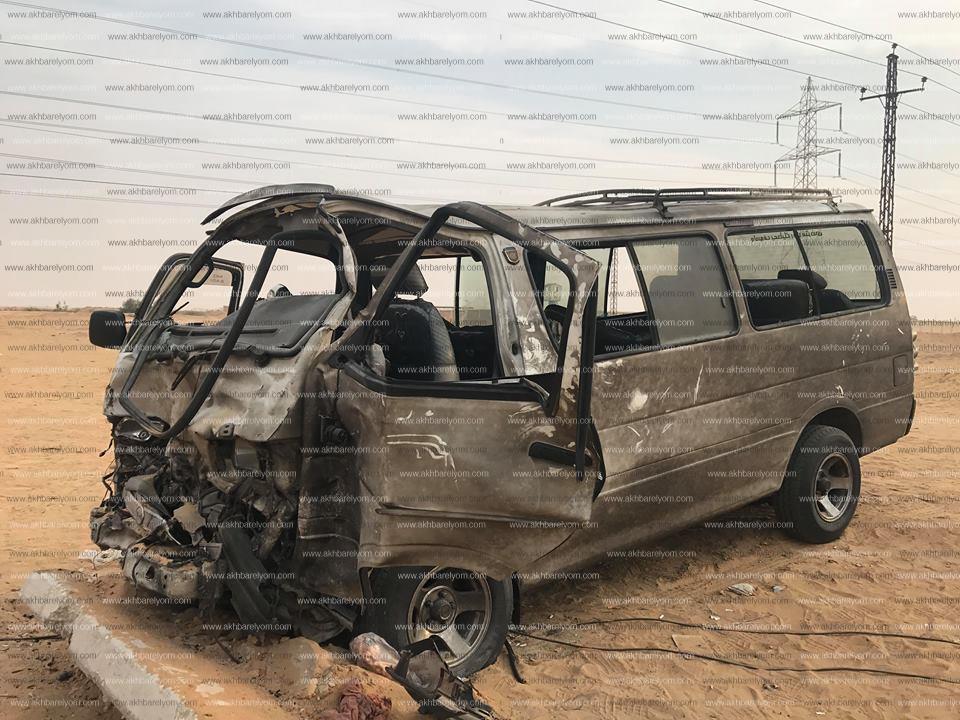 حادث احتراق سيارة بـ«القاهرة- الإسماعيلية» 