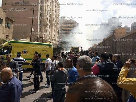 بالصور .. انفجار سيارة مفخخة بالاسكندرية