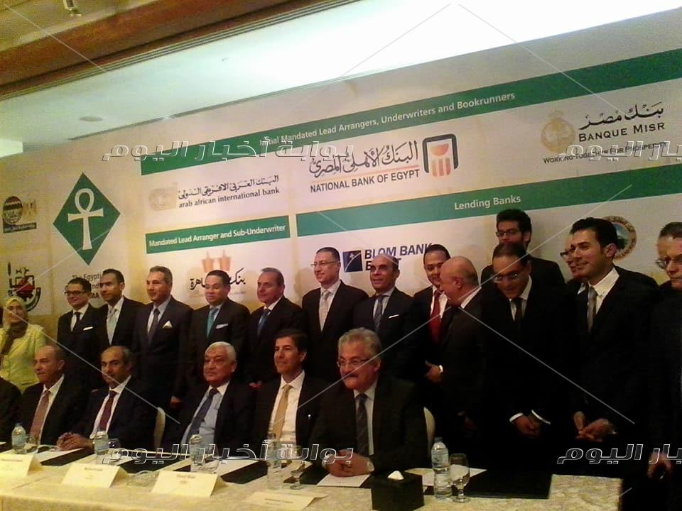 خلال توقيع عقد المشاركة بين كيما البنوك بحضور وزير قطاع الأعمال خالد بدوي