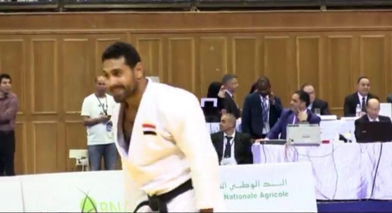 محمد علي يحصد ذهبية بطولة إفريقيا للجودو
