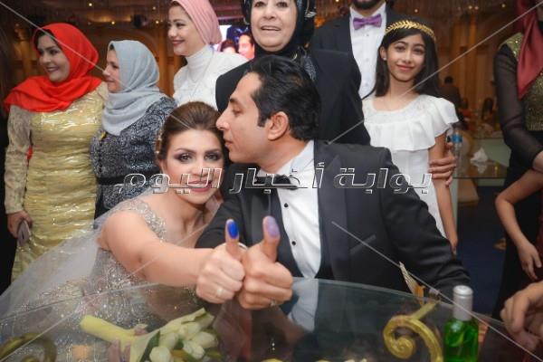 سعد الصغير وسبايسي ميكس يشعلون زفاف محمد حسين وأسماء سمير