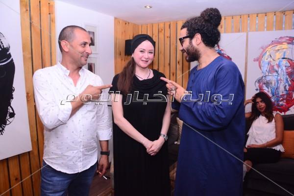 رانيا يوسف ومي نور الشريف في إفطار كارم محمود
