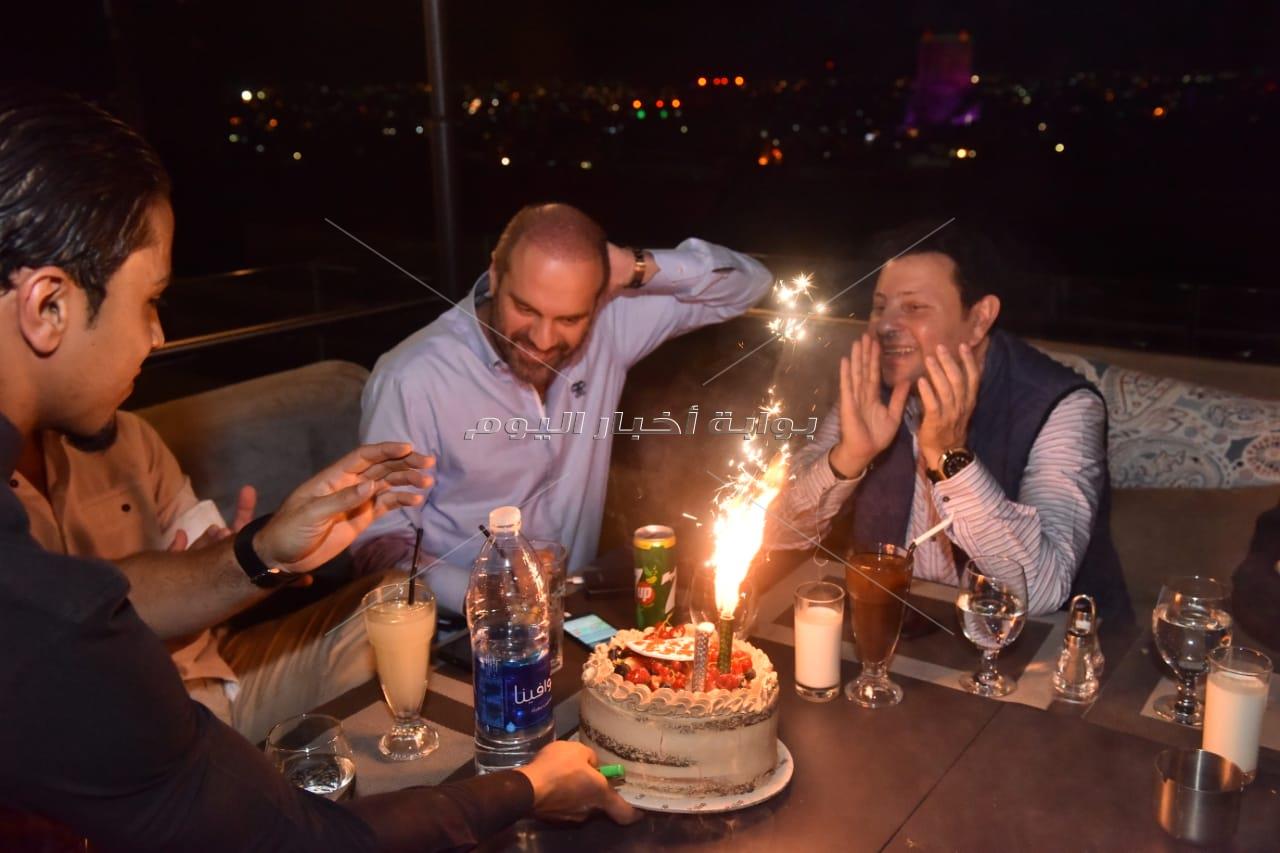 هاني شاكر يشارك في الاحتفال بعيد ميلاد المنتج عنان عوض