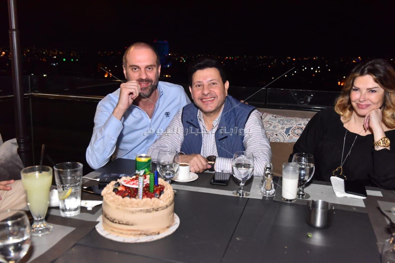 هاني شاكر يشارك في الاحتفال بعيد ميلاد المنتج عنان عوض
