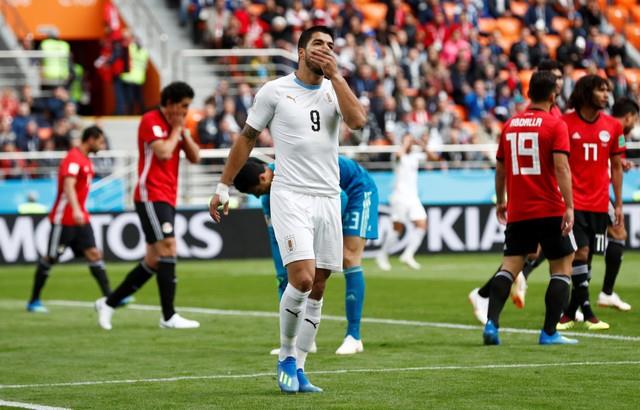 مصر تخسر أمام أوروجواي بهدف في كأس العالم