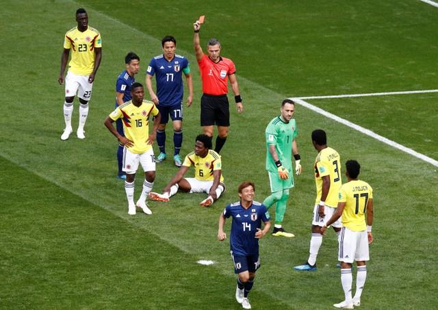 روسيا 2018| ملخص الشوط الأول بمباراة كولومبيا واليابان في صور 