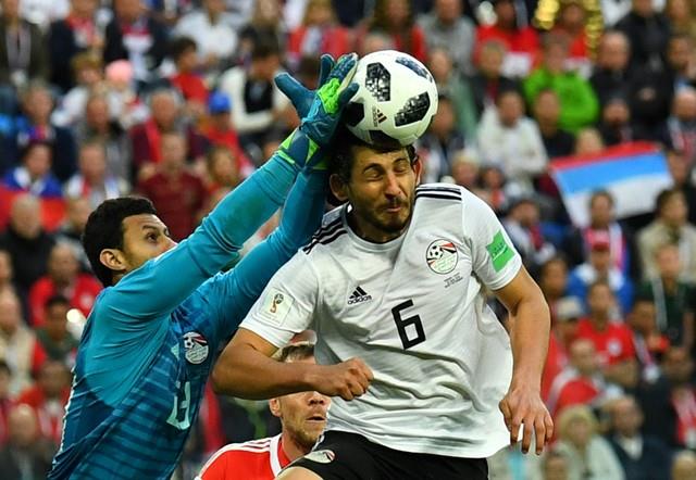أبرز لقطات مباراة مصر وروسيا