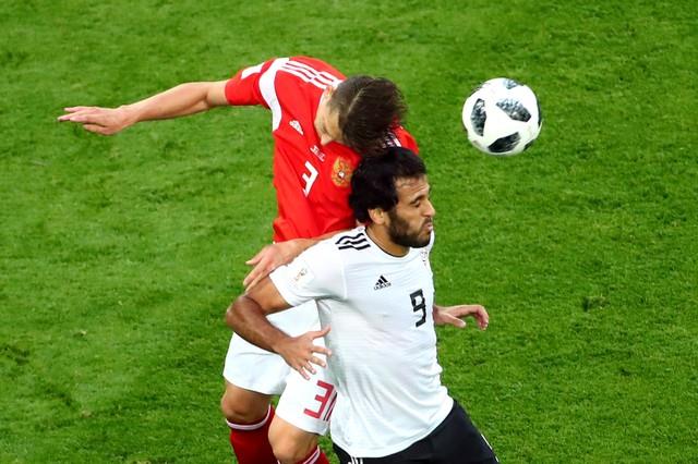 أبرز لقطات مباراة مصر وروسيا