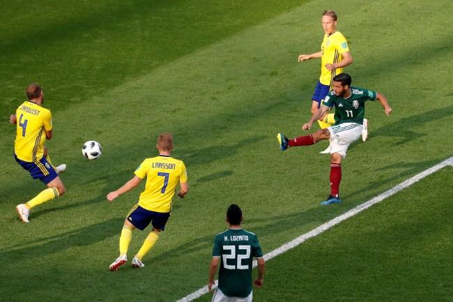 ملخص مباراة المكسيك والسويد