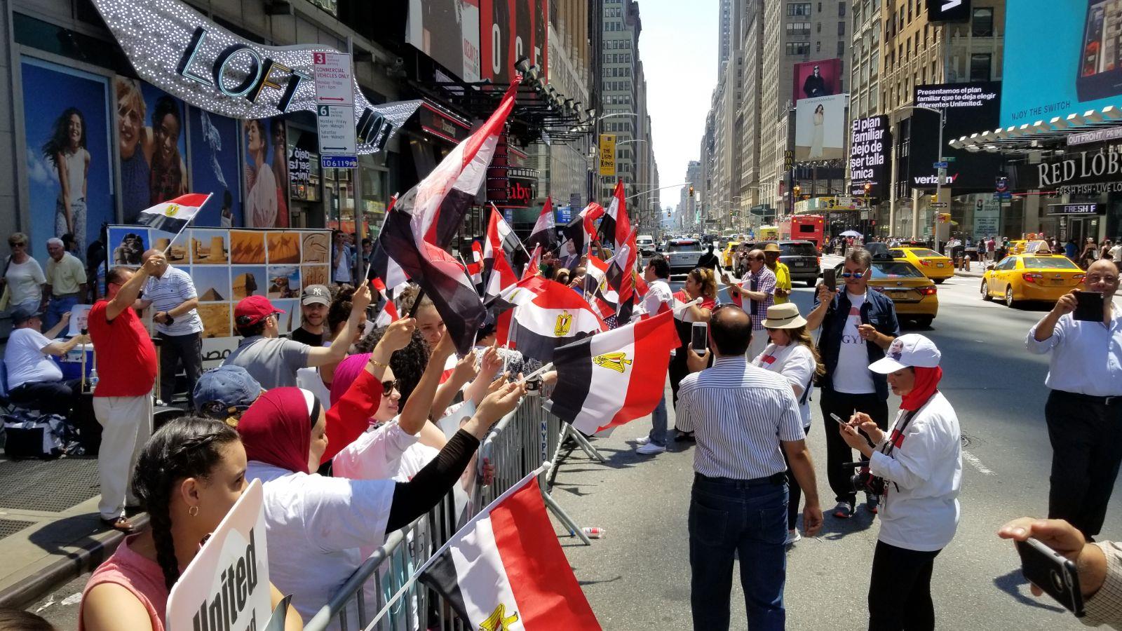 المصريون في نيويورك يحتفلون بذكرى ثورة 30 يونيو 