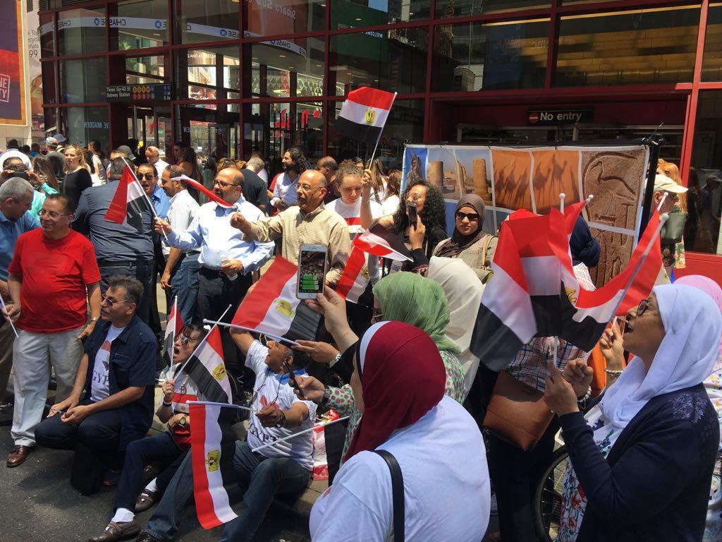 المصريون في نيويورك يحتفلون بذكرى ثورة 30 يونيو 