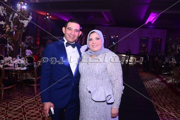 حماقي وآلا كوشنير يشعلان زفاف حازم حسن ولينا المصري