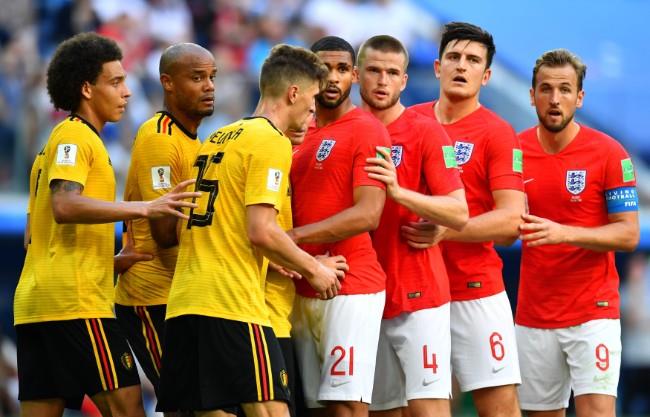 أبرز اللقطات في مباراة بلجيكا وانجلترا