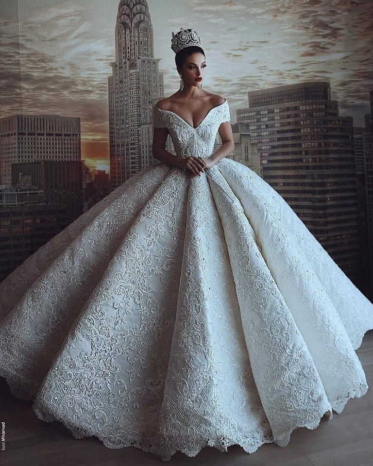  الفساتين المنفوشة لـ «عروسة 2018» .. تعطيك إطلالة فخمة 