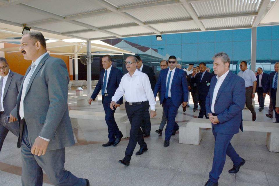 وزير الطيران المدني يتفقد مطار أسوان الصالة الموسمية للحج والعمرة  