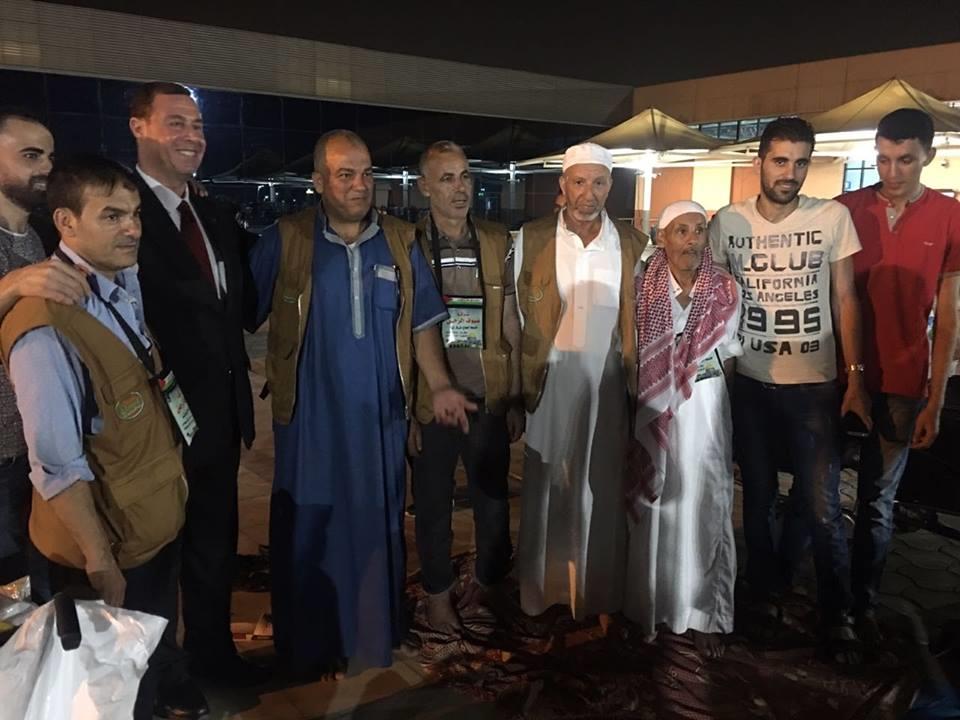 الدفعة السادسة من حجاج قطاع غزة تغادر مطار القاهرة