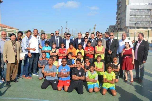 وزير الرياضة يقوم بجولة تفقدية لنادي أصحاب الحياد والصيد بالإسكندرية