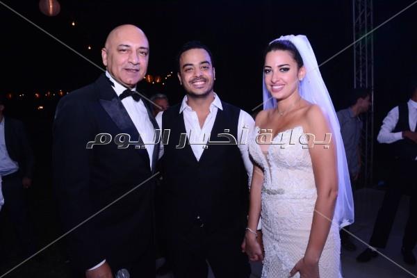 رامي صبري وأحمد جمال يحتفلان بزفاف الإعلامية إلهام وجدي