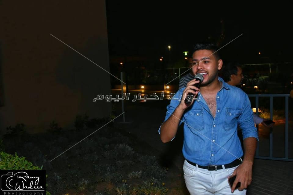 محمد شاهين ومنة عطية يتألقون في حفل العيد بفاملي بارك