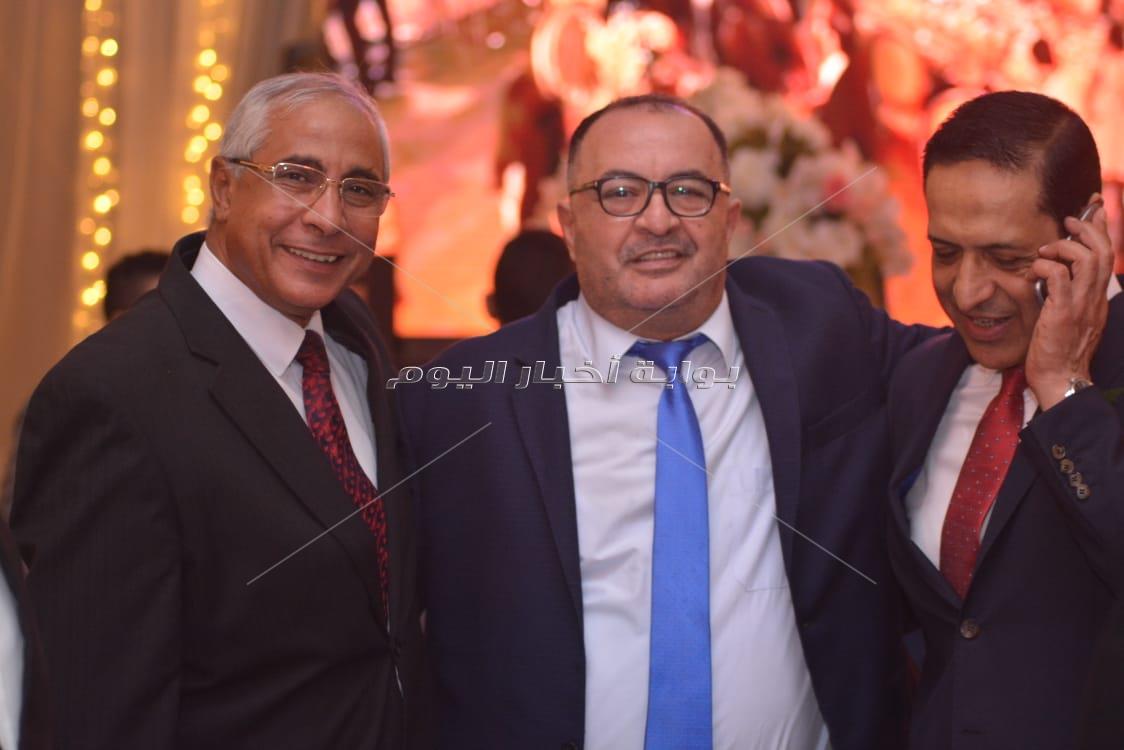 عبدالعال وأعضاء البرلمان في زفاف محمود الخضراوي.. وتامر حسني يُشعل الحفل