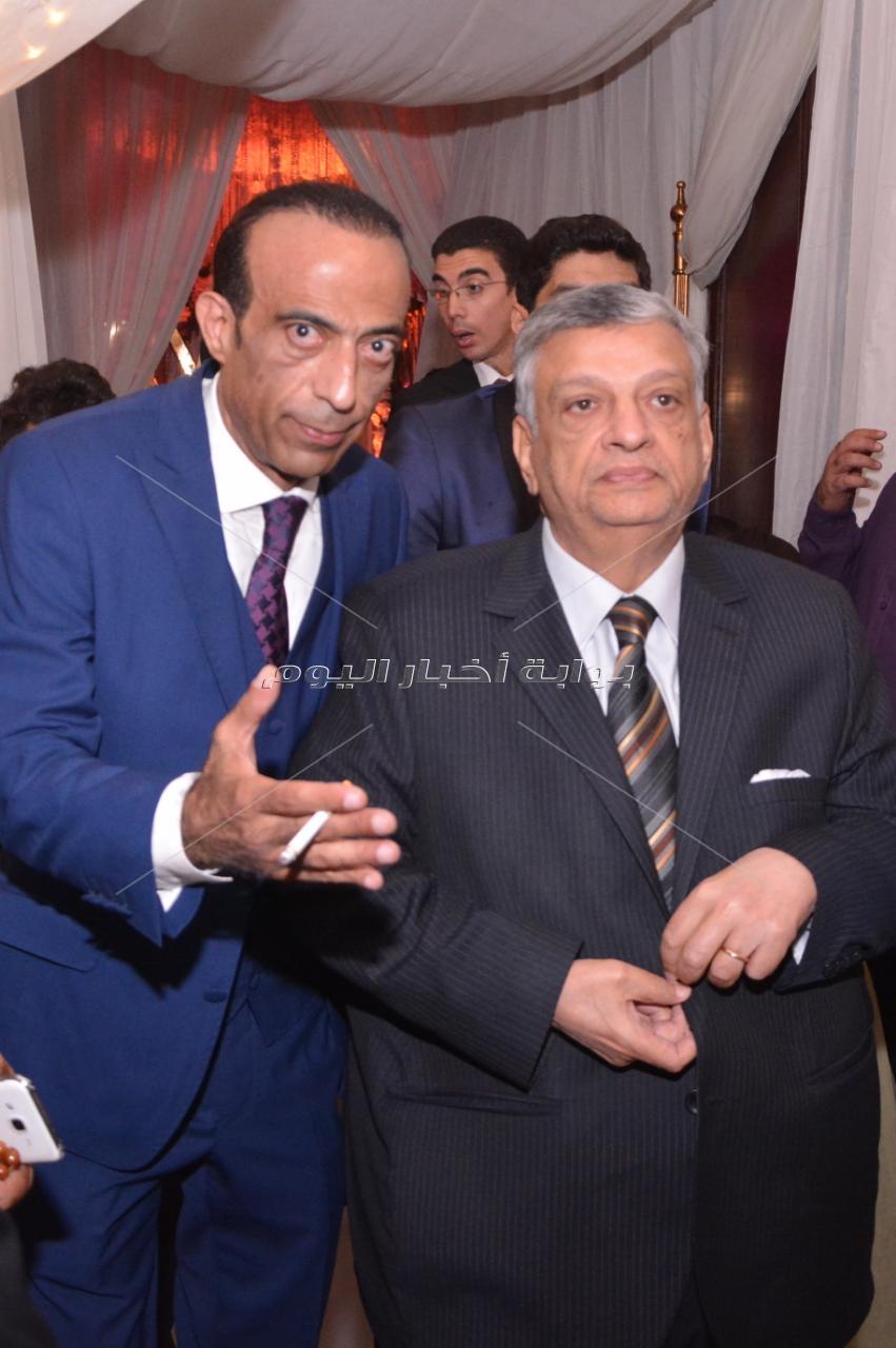 عبدالعال وأعضاء البرلمان في زفاف محمود الخضراوي.. وتامر حسني يُشعل الحفل