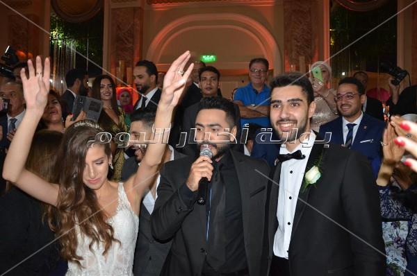  زفاف «مصطفى وفريدة» بتوقيع تامر حسني