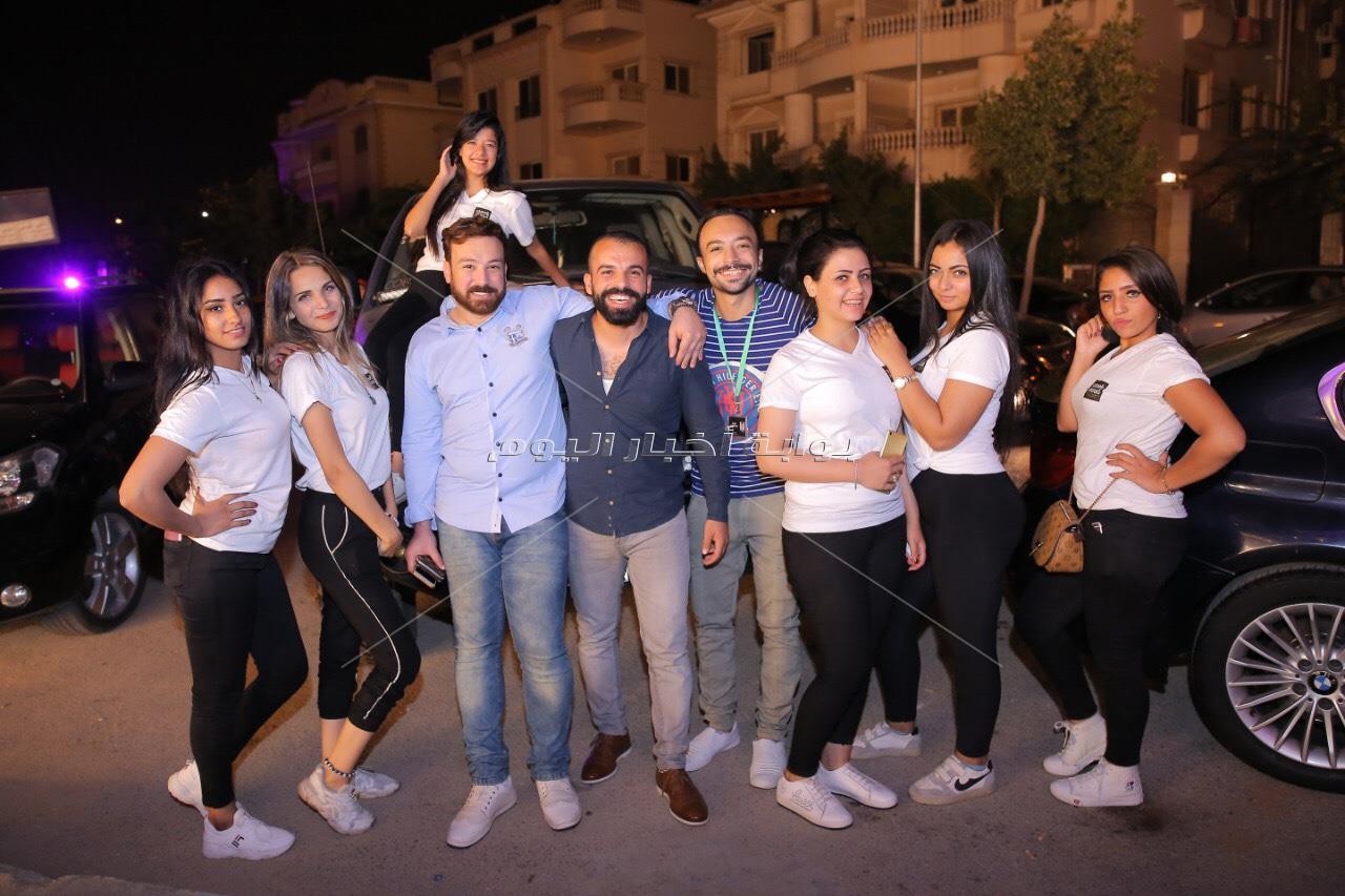 محمد نور يشارك بحفل افتتاح أحد مطاعم التجمع