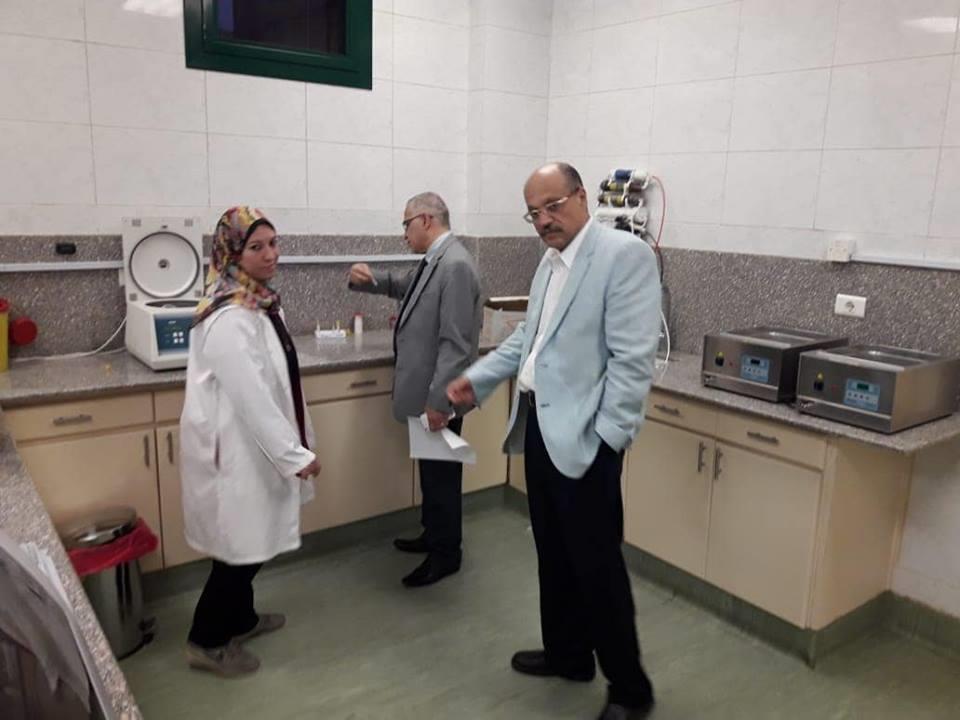زيارة مفاجئة للدكتور طارق سلمان لمستشفى جامعة الأزهر التخصصي