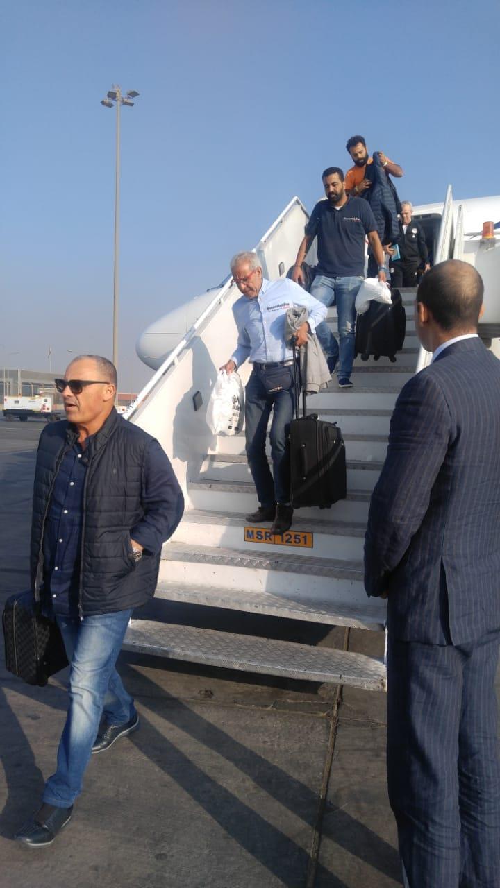 منتخب مصر يصل إلى القاهرة 