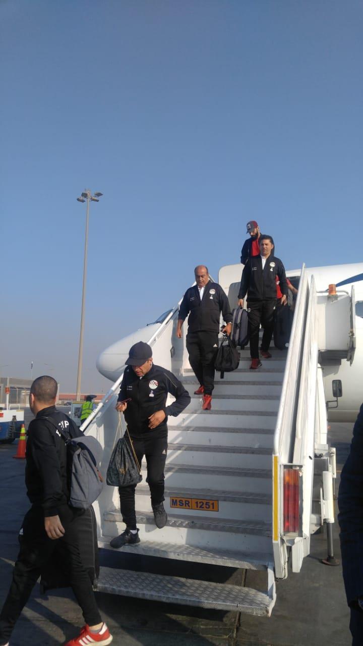 منتخب مصر يصل إلى القاهرة 