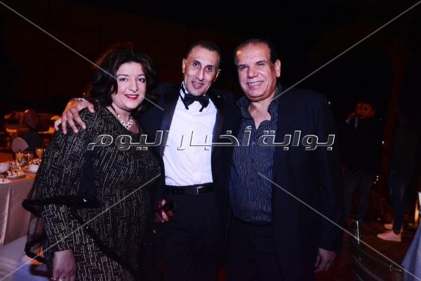 نجوم الفن والمجتمع بحتفلون بزفاف مصطفى محمد الصاوي