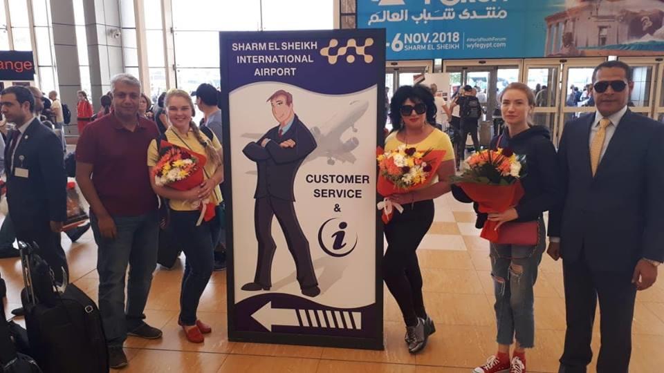 مطار شرم الشيخ يستقبل 221 سائحا روسيا قادما من كازاخستان