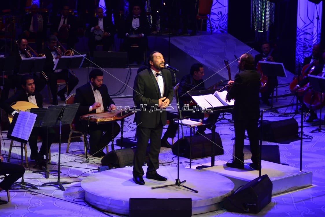 حفل علي الحجار بمهرجان الموسيقى العربية