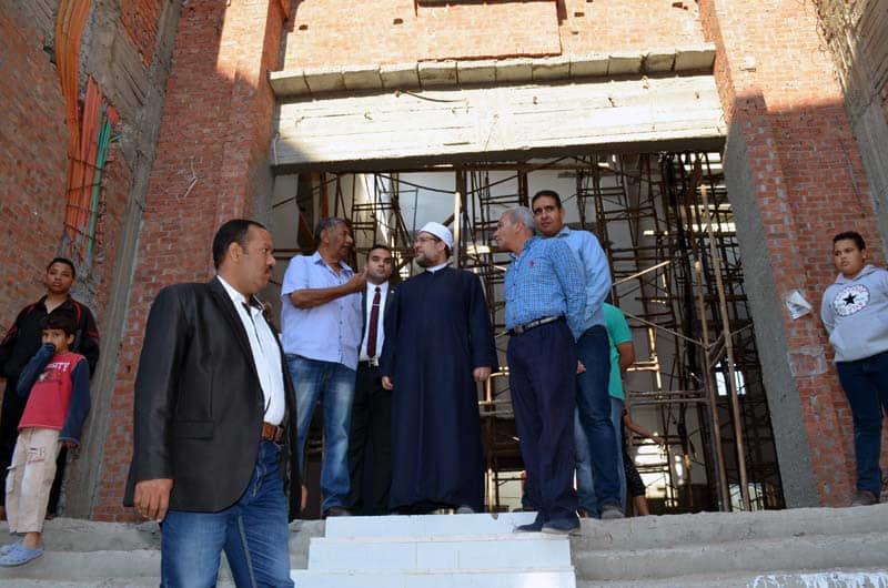  وزير الأوقاف ومحافظ البحر الأحمر يتفقدان مقر «الثقافة الإسلامية» بمسجد المينا 