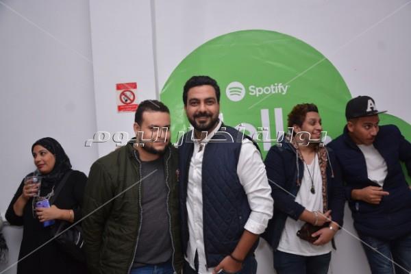 ساندي وكريم محسن والمدفعجية يشاركون بحفل «Spotify»