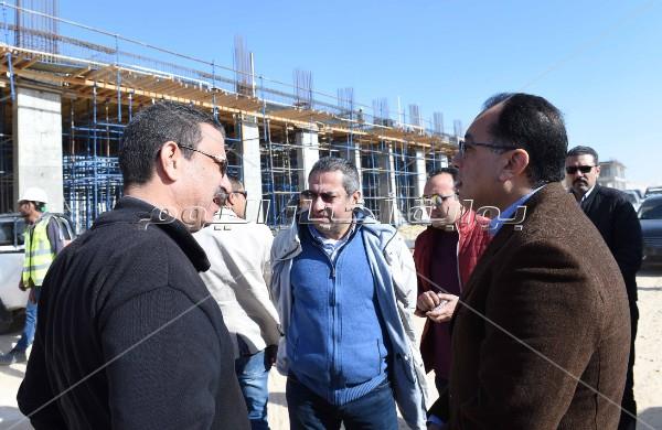 رئيس الوزراء يتفقد المشروعات الجاري تنفيذها بمدينة العلمين الجديدة _ تصوير:أشرف شحاتة