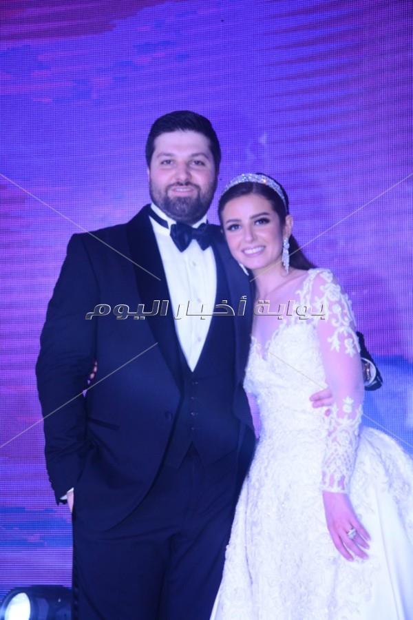 راغب علامة وجوهرة نجما زفاف ابن رجل الأعمال عمرو المرصفاوي