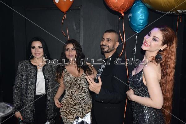 الليثي وألاكوشنير وأوكسانا ومروة يحتفلون بعيد ميلاد جمال شوقي