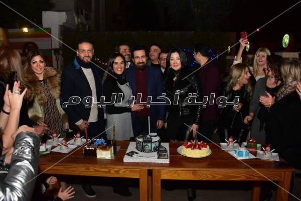 أشرف زكي وشيرين يحتفلان بعيد ميلاد طارق دسوقي