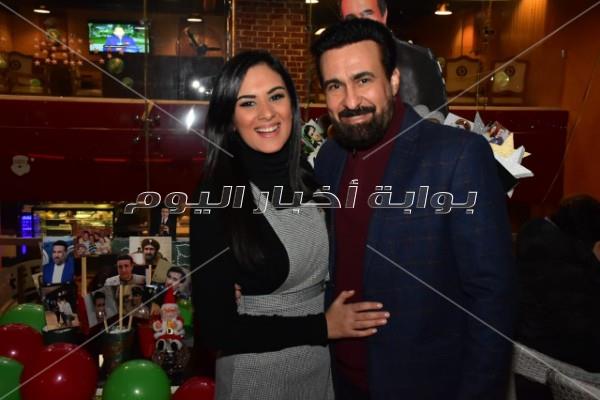 أشرف زكي وشيرين يحتفلان بعيد ميلاد طارق دسوقي
