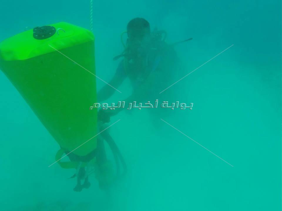تركيب وصيانة 1127 شمندور لحماية الشعاب المرجانية بالبحر الاحمر 