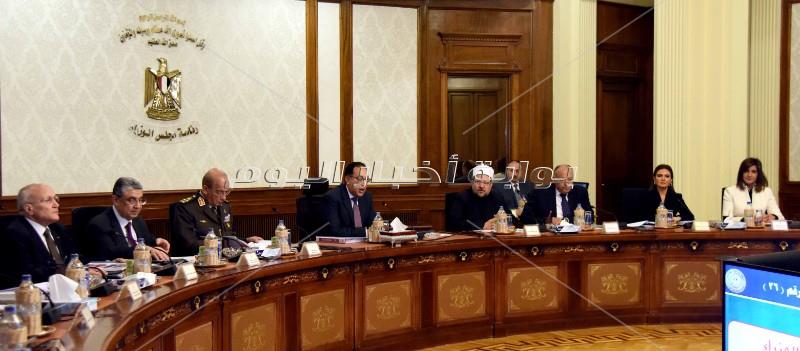 رئيس الوزراء يترأس اجتماع الحكومة الأسبوعي _ تصوير: أشرف شحاتة